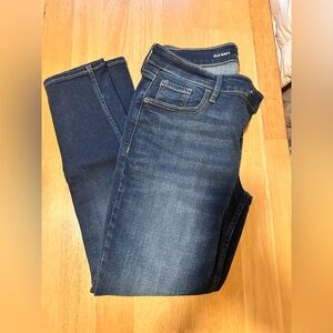 Old Navy Women's Dark Blue Skinny Jeans